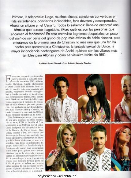 cool rbd in revista caras !!