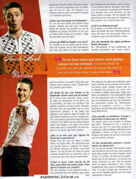 bebe rbd in revista caras !!